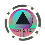 Vaporwave Aesthetic Poker Chip Card Guard