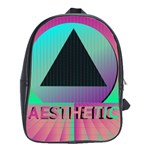 Vaporwave Aesthetic School Bag (Large)