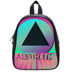 Vaporwave Aesthetic School Bag (Small)