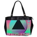 Vaporwave Aesthetic Oversize Office Handbag (2 Sides)