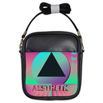 Vaporwave Aesthetic Girls Sling Bag