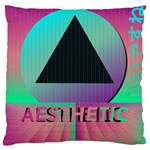 Vaporwave Aesthetic Large Cushion Case (One Side)