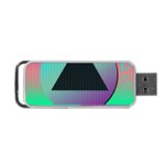 Vaporwave Aesthetic Portable USB Flash (One Side)