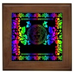 Rainbow Medusa  Framed Tile