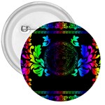 Rainbow Medusa  3  Button