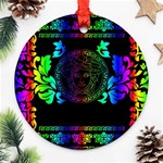 Rainbow Medusa  Ornament (Round)