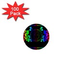 Rainbow Medusa  1  Mini Button (100 pack) 