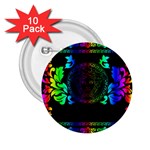 Rainbow Medusa  2.25  Button (10 pack)