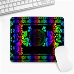 Rainbow Medusa  Large Mousepad