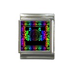 Rainbow Medusa  Italian Charm (13mm)