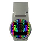 Rainbow Medusa  Money Clip (Round)