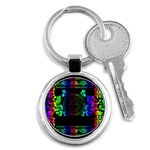 Rainbow Medusa  Key Chain (Round)