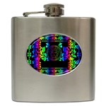 Rainbow Medusa  Hip Flask (6 oz)