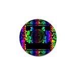 Rainbow Medusa  Golf Ball Marker