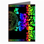 Rainbow Medusa  Greeting Card