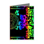 Rainbow Medusa  Mini Greeting Card