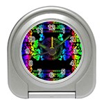 Rainbow Medusa  Travel Alarm Clock