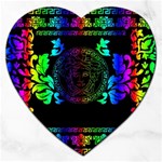 Rainbow Medusa  Jigsaw Puzzle (Heart)