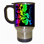 Rainbow Medusa  Travel Mug (White)