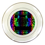 Rainbow Medusa  Porcelain Plate