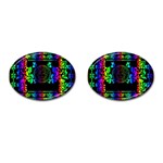 Rainbow Medusa  Cufflinks (Oval)