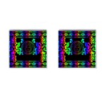 Rainbow Medusa  Cufflinks (Square)