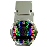 Rainbow Medusa  Money Clip Watch