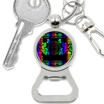 Rainbow Medusa  Bottle Opener Key Chain