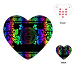 Rainbow Medusa  Playing Cards (Heart)