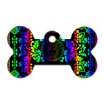 Rainbow Medusa  Dog Tag Bone (One Side)