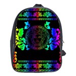 Rainbow Medusa  School Bag (Large)