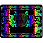 Rainbow Medusa  Fleece Blanket (Medium)