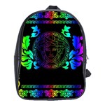 Rainbow Medusa  School Bag (XL)