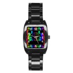 Rainbow Medusa  Stainless Steel Barrel Watch