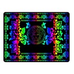 Rainbow Medusa  Double Sided Fleece Blanket (Small)