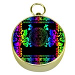 Rainbow Medusa  Gold Compass