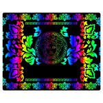 Rainbow Medusa  Double Sided Flano Blanket (Medium)