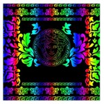 Rainbow Medusa  Large Satin Scarf (Square)