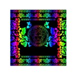 Rainbow Medusa  Small Satin Scarf (Square)