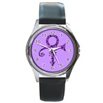 Prince Symbol Round Metal Watch