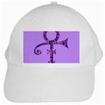 Prince Symbol White Cap