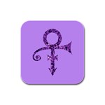 Prince Symbol Rubber Square Coaster (4 pack)