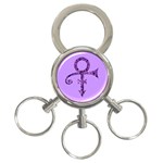 Prince Symbol 3-Ring Key Chain