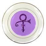 Prince Symbol Porcelain Plate