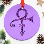 Prince Symbol Round Ornament (Two Sides)