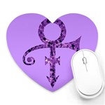 Prince Symbol Heart Mousepad