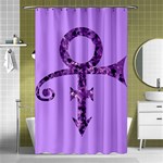 Prince Symbol Shower Curtain 48  x 72  (Small)