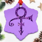 Prince Symbol Ornament (Snowflake)