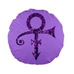 Prince Symbol Standard 15  Premium Round Cushion 