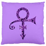 Prince Symbol Large Flano Cushion Case (One Side)